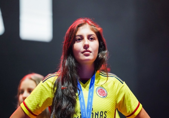Daniela Garavito, volante bogotana de la Selección Colombia al Mundial Sub-20. Foto IDRD.