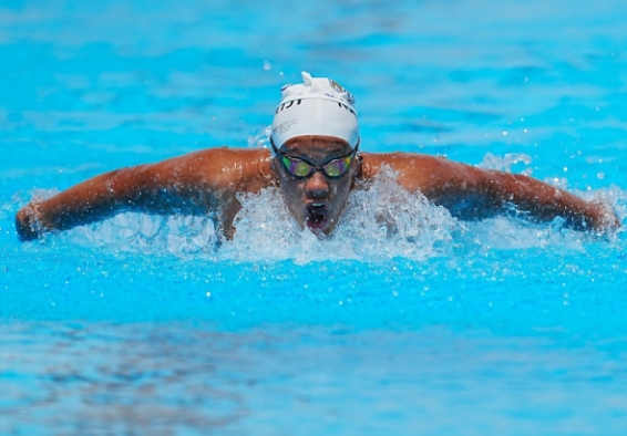 David Melo en competencia en los Juegos Nacionales Juveniles