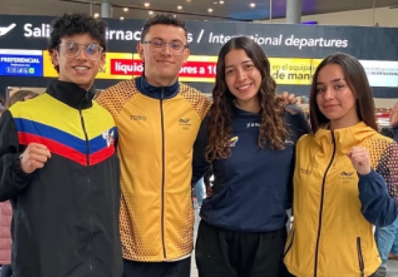 Equipo Bogotá en el Panamericano de Karate en México