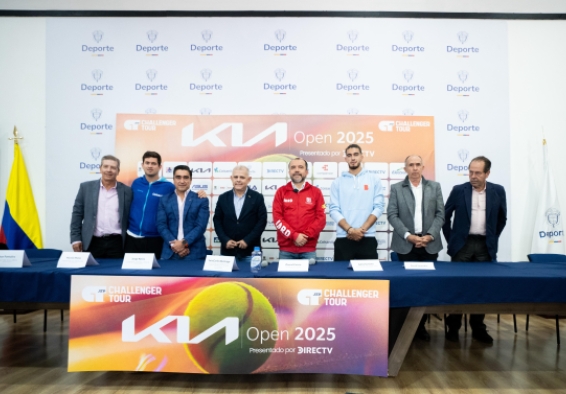 Rueda de prensa de lanzamiento del Challenger ATP KIA Open de Bogotá