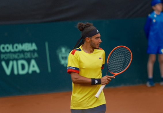 El tenista Adriá Soriano jugará en España, siendo uno d ellos deportistas con actividad este fin de semana. Foto Federación Colombiana de Tenis.
