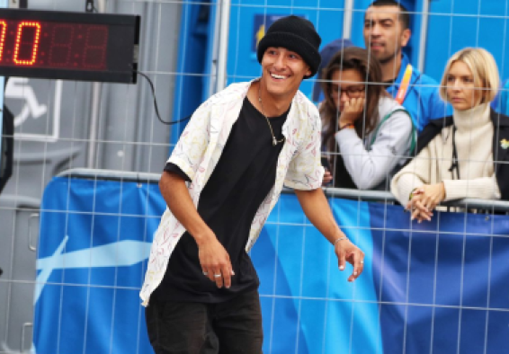 Jhancarlos González espera una buena actuación en la copa Mundo de Skateboarding. Foto COC. 