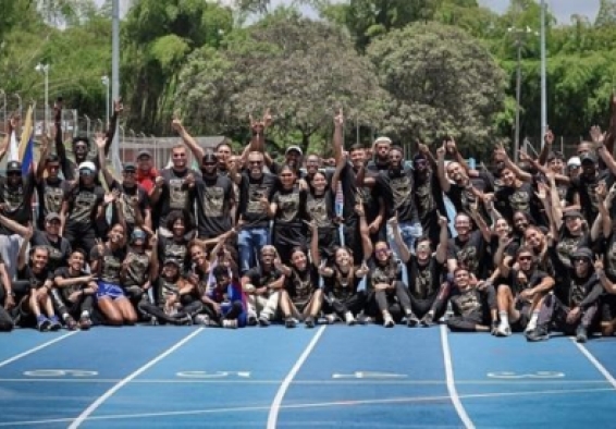 Equipo Bogotá-Liga de Atletismo de Bogotá, nuevo campeón colombiano. Foto cortesía Liga de Atletismo.