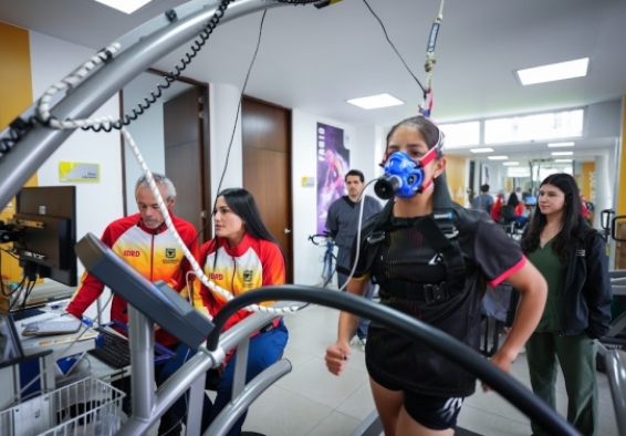 Deportista en preparación