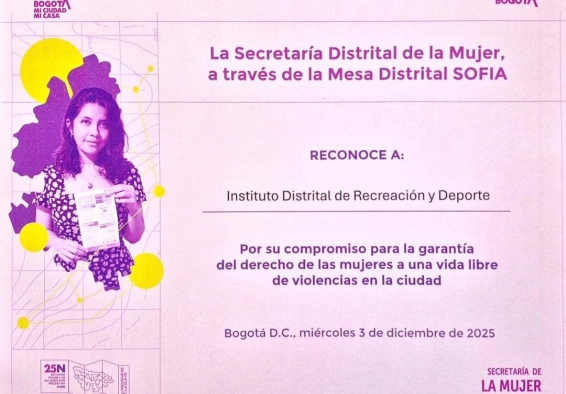 IDRD fortalece su compromiso con las mujeres a través de su participación en la Mesa SOFIA