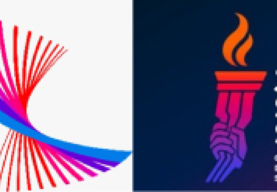 Logos de los dos máximos retos del Equipo Bogotá en 2026: los Juegos Centroamericanos y del Caribe en República Dominicana y los Juegos Suramericanos en Argentina.