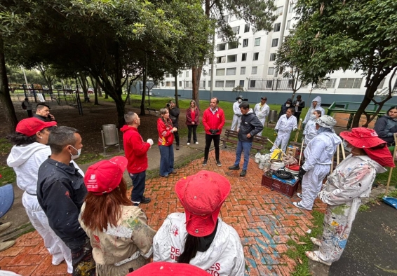 Intervención en parques por parte del IDRD y el DADEP