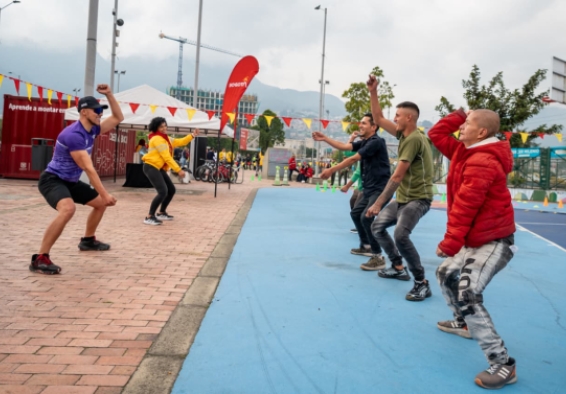 Actividad física para la inclusión: IDRD se suma al servicio de Autocuidado del Parque Tercer Milenio