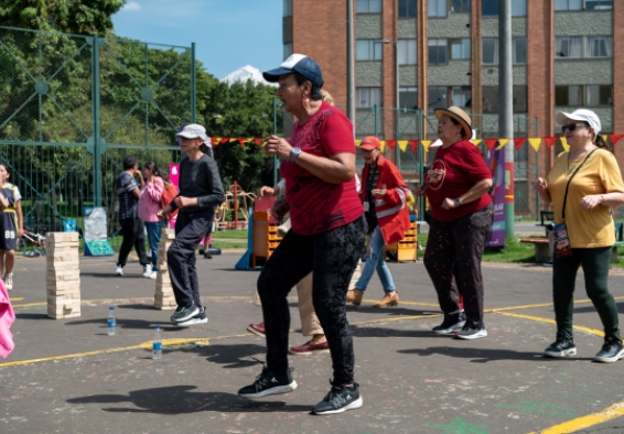 Actividad física en parque