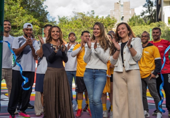 Tejidos Urbanos y Skechers se unieron para recuperar el Parque El Nogal