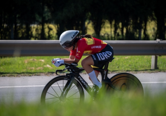 Ciclista del Equipo Bogotá
