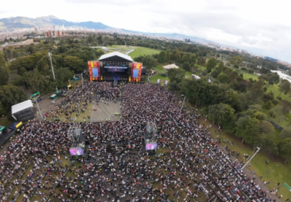 Concierto en el parque Simón Bolívar