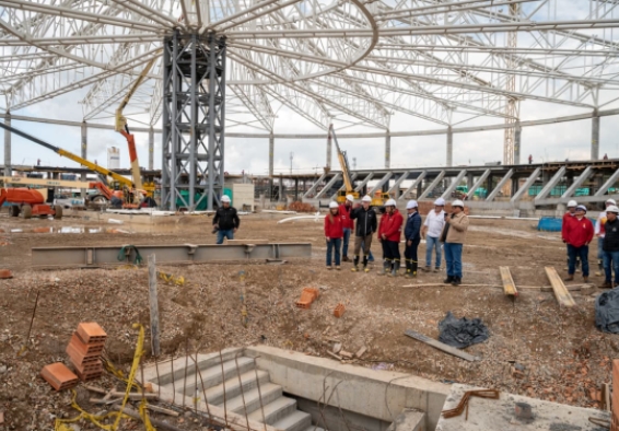 Avanza la Casa del Deporte en el suroccidente de Bogotá: velódromo de Gibraltar llega al 65 % y CEFE de Alto Rendimiento, al 75 %
