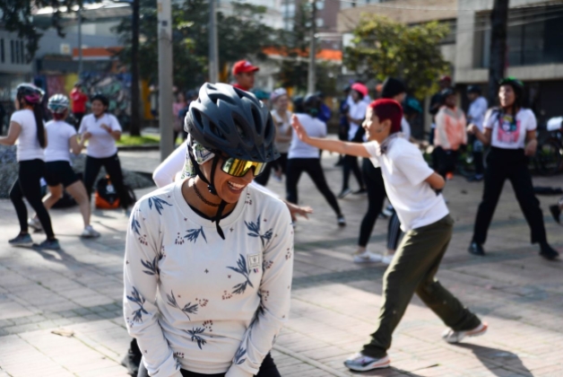 Mujer en actividad física