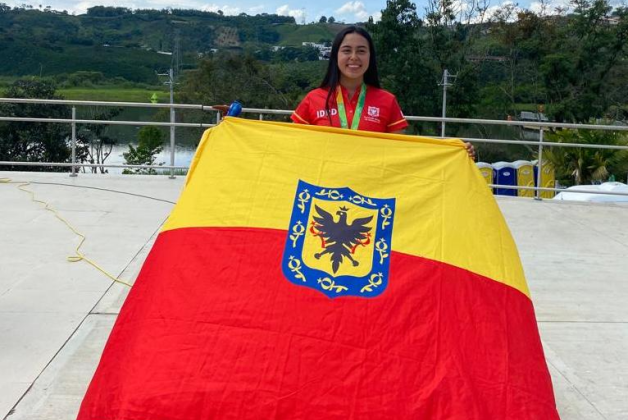 Lilián Molina, de triatlón, una de las nuevas figuras del deporte bogotano. Foto IDRD.