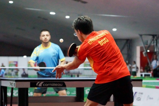 Camilo Cárdenas, compitiendo en equipos masculino.  Foto IDRD.