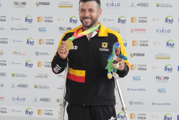 Eulises León, el máximo medallista de Bogotá en el paracycling. Foto cortesía latincolor sports.