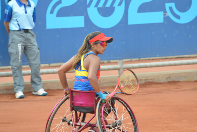 Angélica Bernal, en un gran momento hacia los Paralímpicos. Foto archivo. 