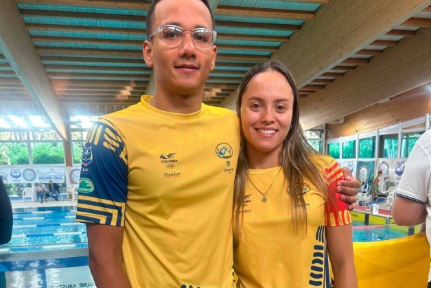 Alexander Jiménez y Paula Aguirre, clasificados a los World Games China 2025. Foto cortesía Fedecas.