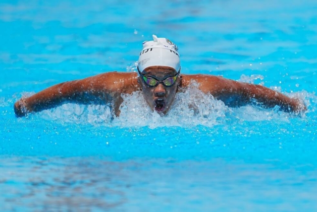 David Melo en competencia en los Juegos Nacionales Juveniles