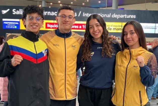Equipo Bogotá en el Panamericano de Karate en México