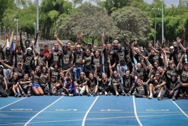 Equipo Bogotá-Liga de Atletismo de Bogotá, nuevo campeón colombiano. Foto cortesía Liga de Atletismo.
