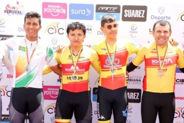 El Equipo Bogotá domina la Copa Nacional de Paracycling