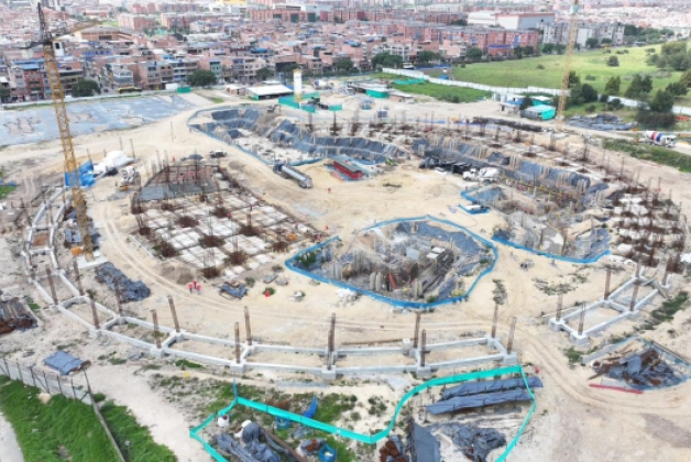 Avance en la construcción del nuevo Velódromo Gibraltar