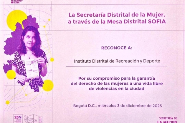 IDRD fortalece su compromiso con las mujeres a través de su participación en la Mesa SOFIA