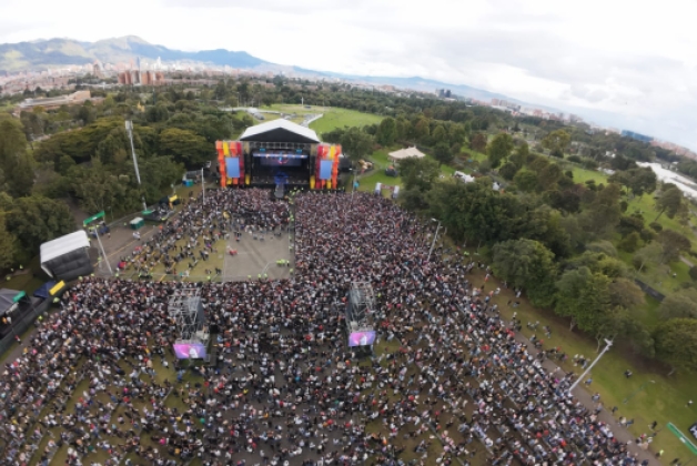 Concierto en el parque Simón Bolívar