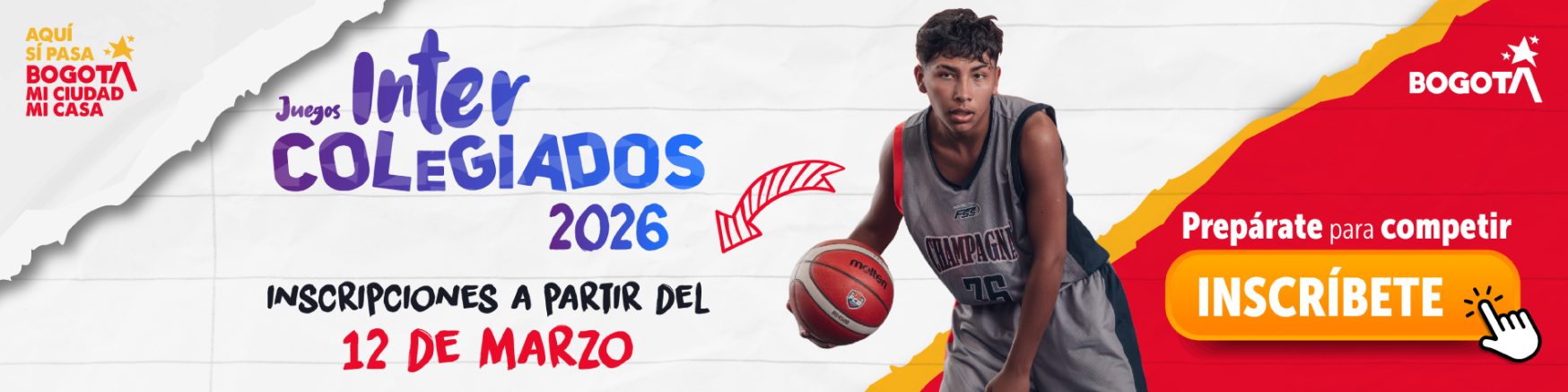 Inscripciones Juegos Intercolegiados 2026