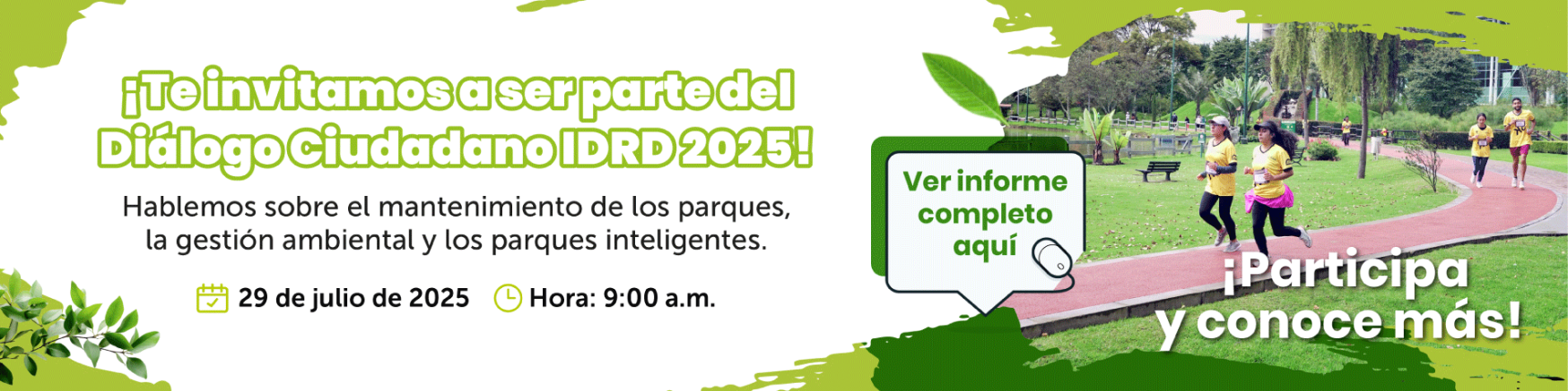 Diálogo Ciudadano Subdirección Técnica de Parques
