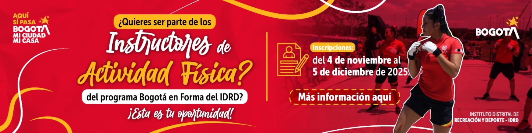 Convocatoria Instructores de Actividad Física