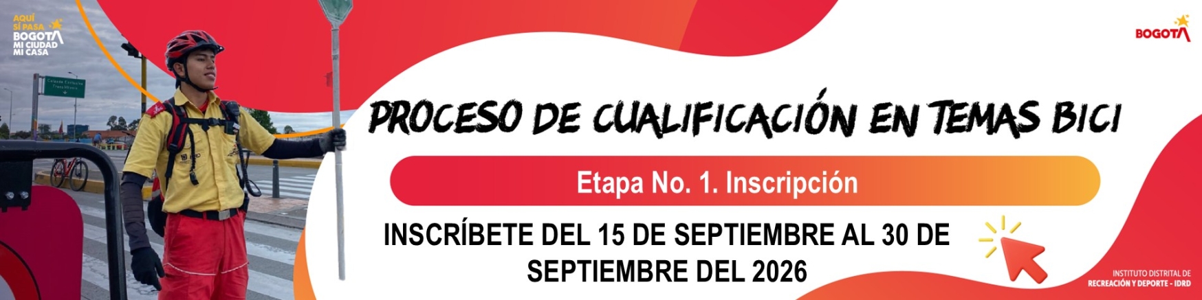 Inscripciones Guardianes de Ciclovía