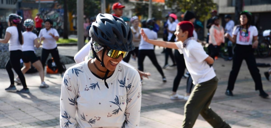 Mujer en actividad física