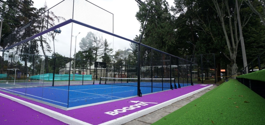 Primera pista pública de pádel y una cancha de pickleball en el Parque El Salitre