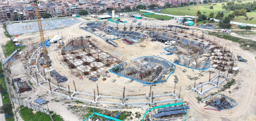 Avance en la construcción del nuevo Velódromo Gibraltar