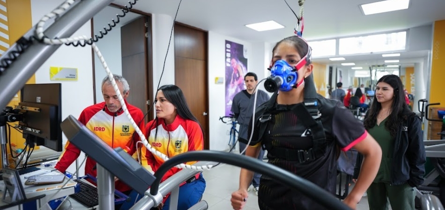 Deportista en preparación
