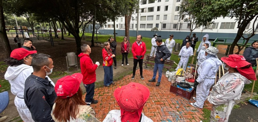 Intervención en parques por parte del IDRD y el DADEP
