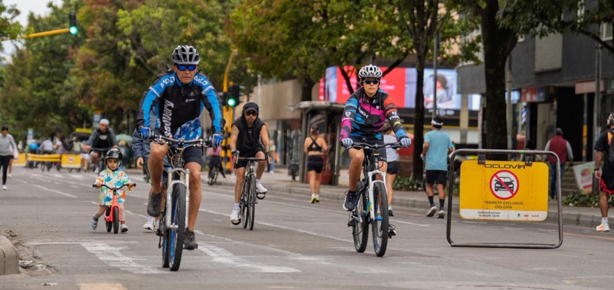 Ciclovía carrera séptima