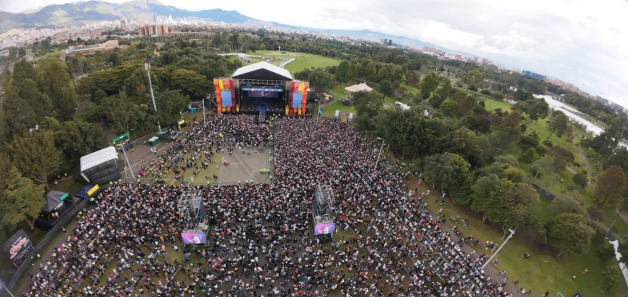 Concierto en el parque Simón Bolívar