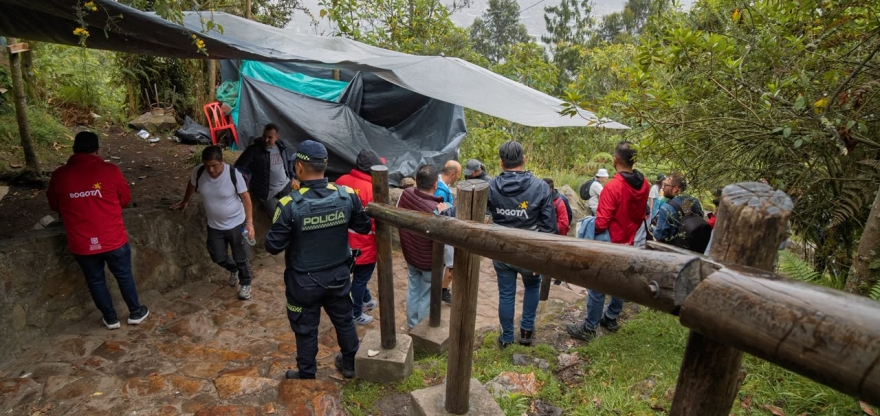 El IDRD adopta medida preventiva en el sendero de Monserrate