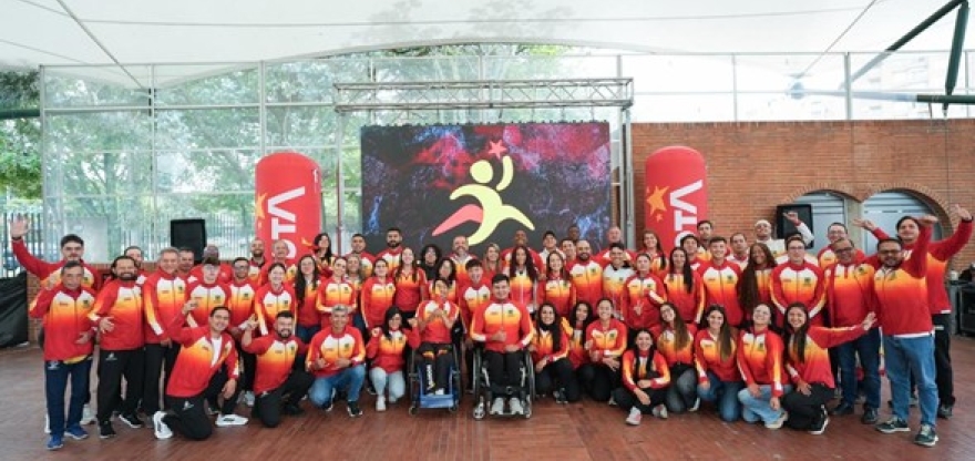 Aplausos y reconocimiento a los deportistas del Equipo Bogotá, medallistas en Juegos Suramericanos, por parte del IDRD, al que le agradecieron por su apoyo y acompañamiento, reflejado en los buenos resultados. Foto IDRD.