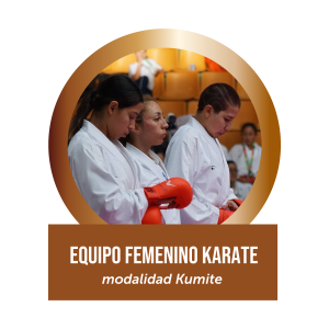 Equipo femenino de karate