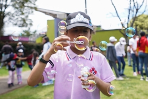 Actividad recreativa en parque