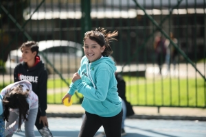 Actividad recreativa en parque
