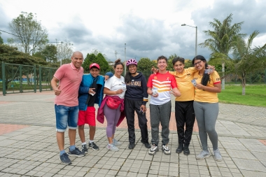 Ciclópolis 9 de agosto en el parque Fontanar del Río