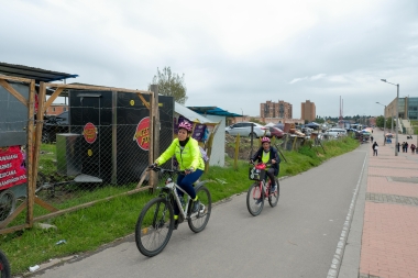 Ciclópolis 9 de agosto en el parque Fontanar del Río