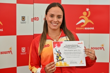Homenaje a los deportistas del Equipo Bogotá