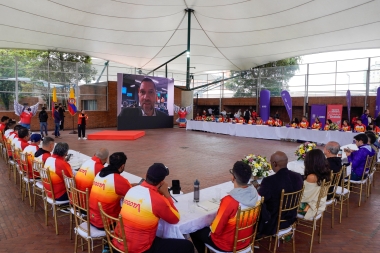 Homenaje a los deportistas del Equipo Bogotá